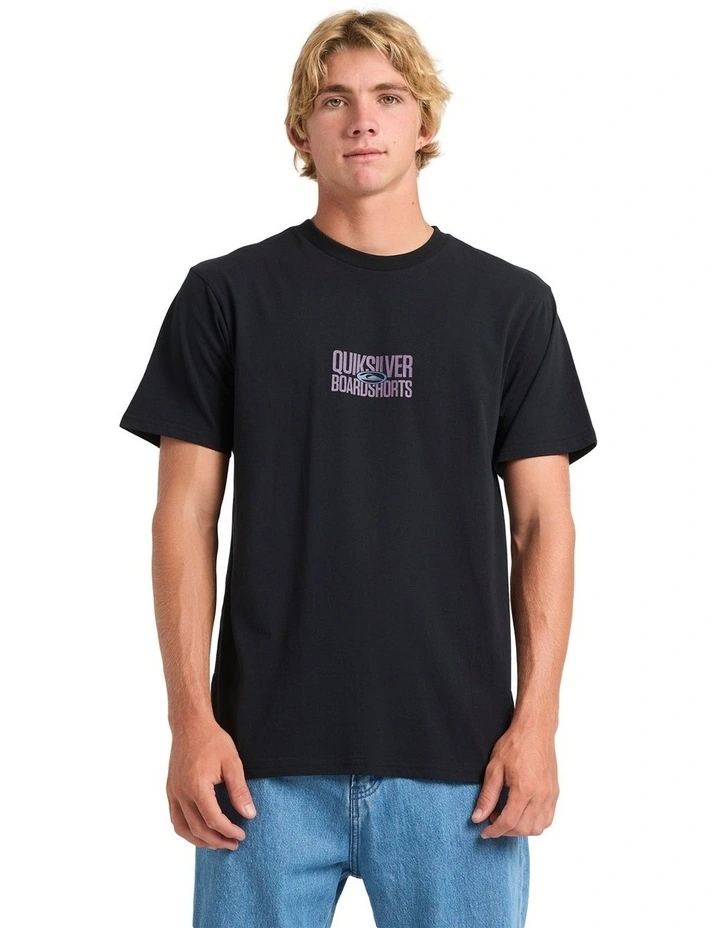 Mega Stack T-shirt in Black image 1