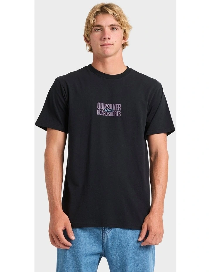 Mega Stack T-shirt in Black image 1