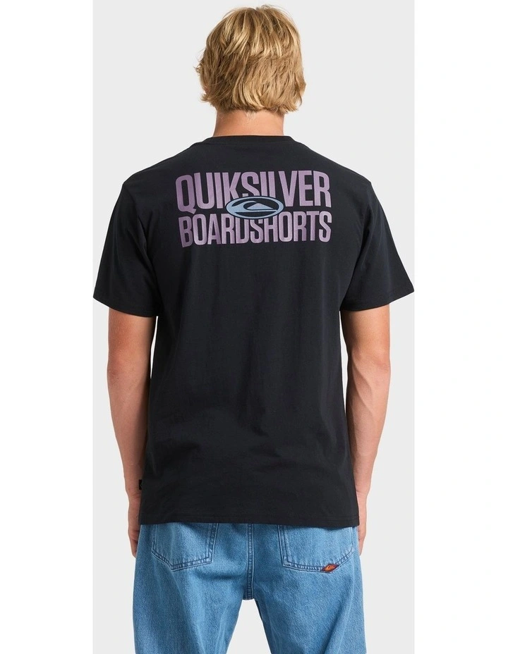 Mega Stack T-shirt in Black image 2