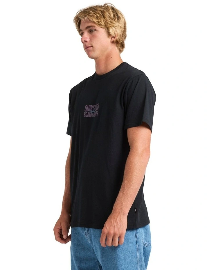 Mega Stack T-shirt in Black image 3