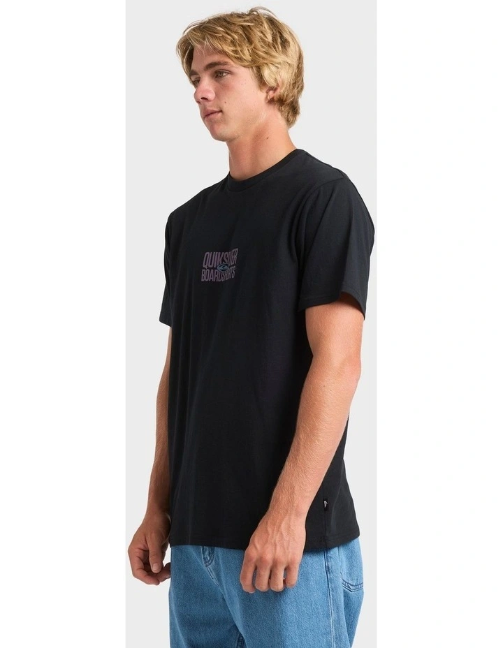 Mega Stack T-shirt in Black image 3