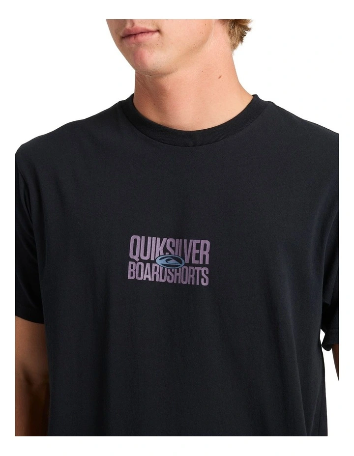 Mega Stack T-shirt in Black image 4