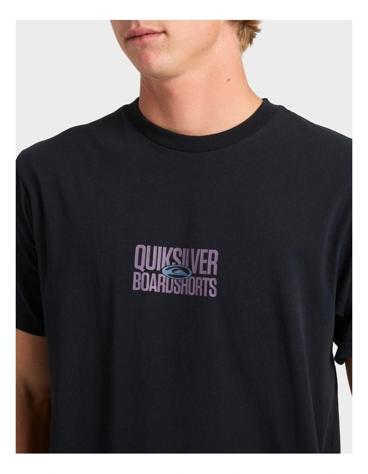 Mega Stack T-shirt in Black image 4