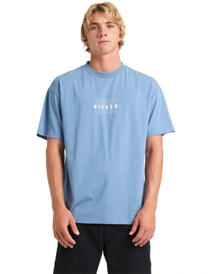 Blurred Lines T-shirt in Blue image 1