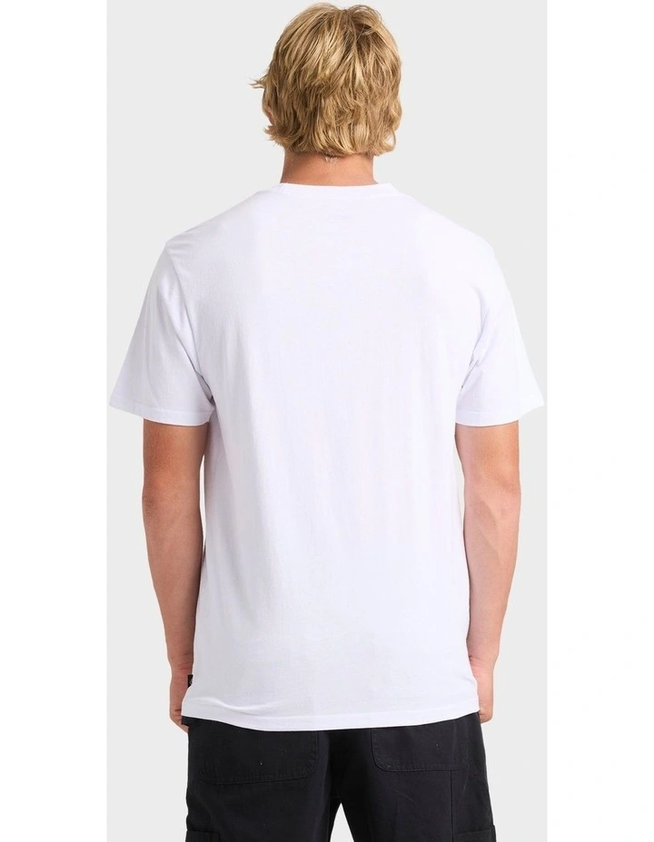 Line Up Stripe T-shirt in White image 2