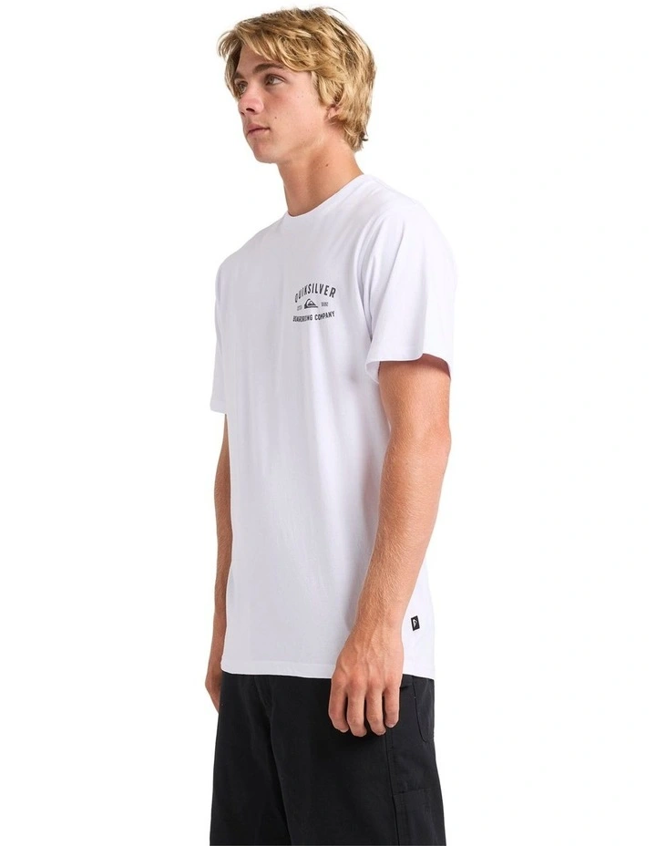Tail Fin T-Shirt in White image 3