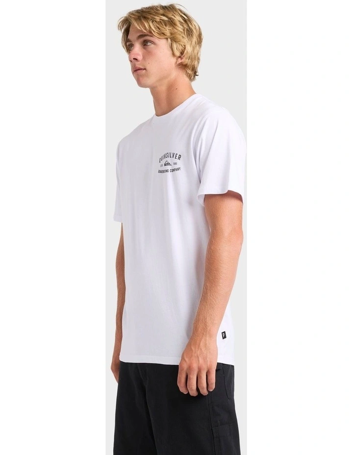 Tail Fin T-Shirt in White image 3