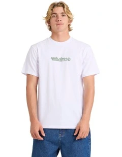 Quik Throwback T-Shirt In White