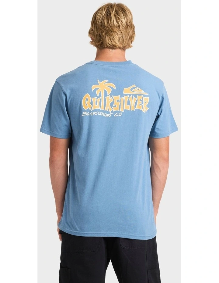 Palm Relax T-Shirt in Blue image 2