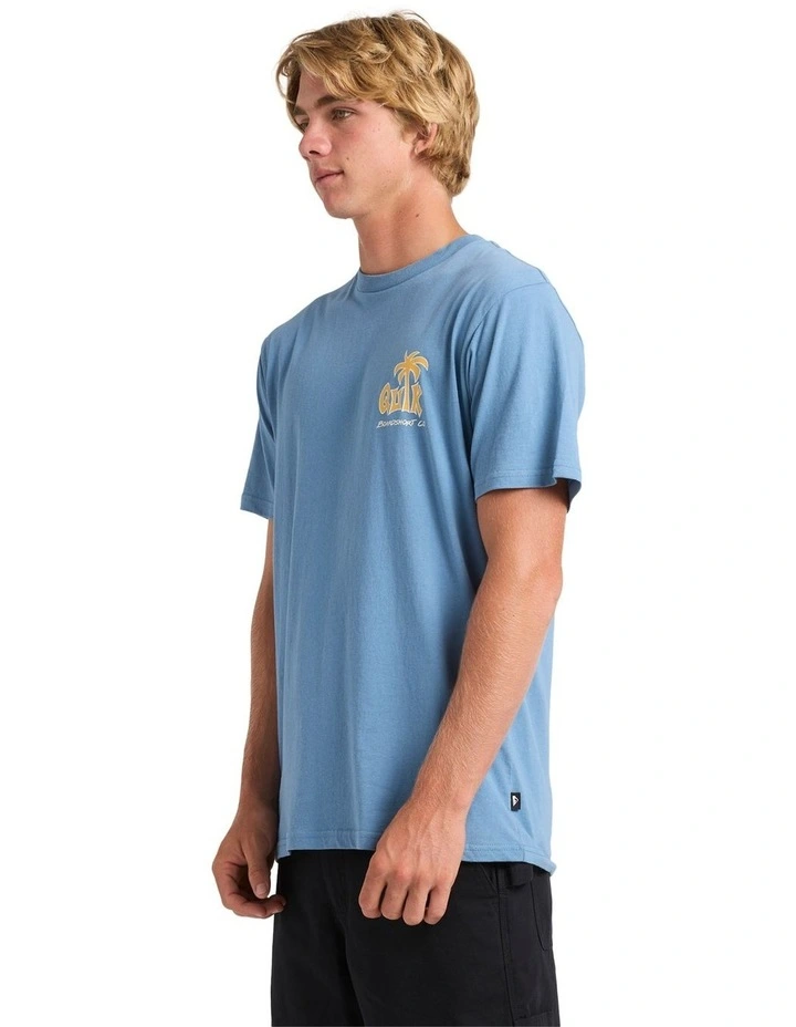 Palm Relax T-Shirt in Blue image 3