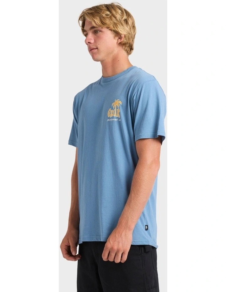 Palm Relax T-Shirt in Blue image 3