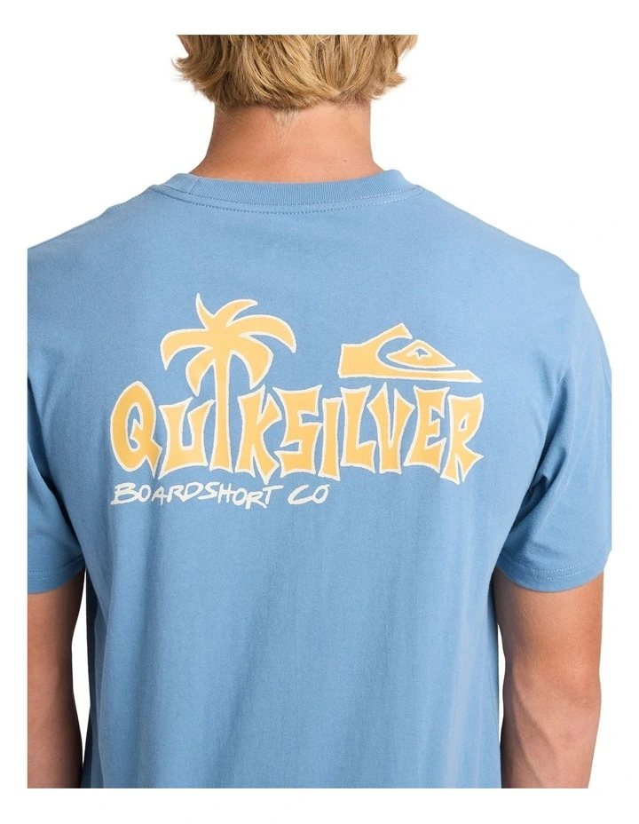 Palm Relax T-Shirt in Blue image 4