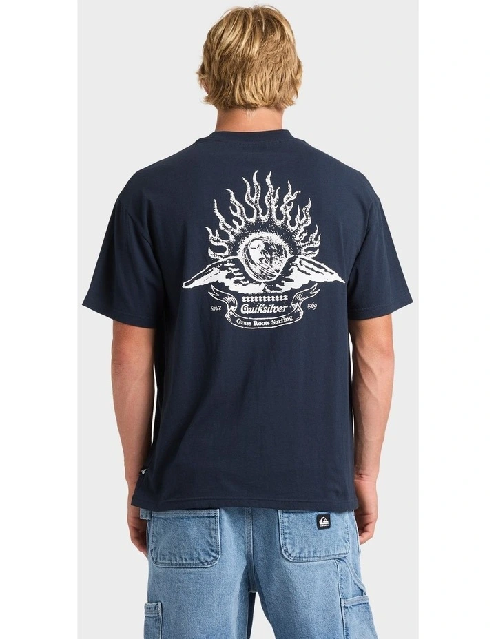 Interconnect T-Shirt in Blue image 2