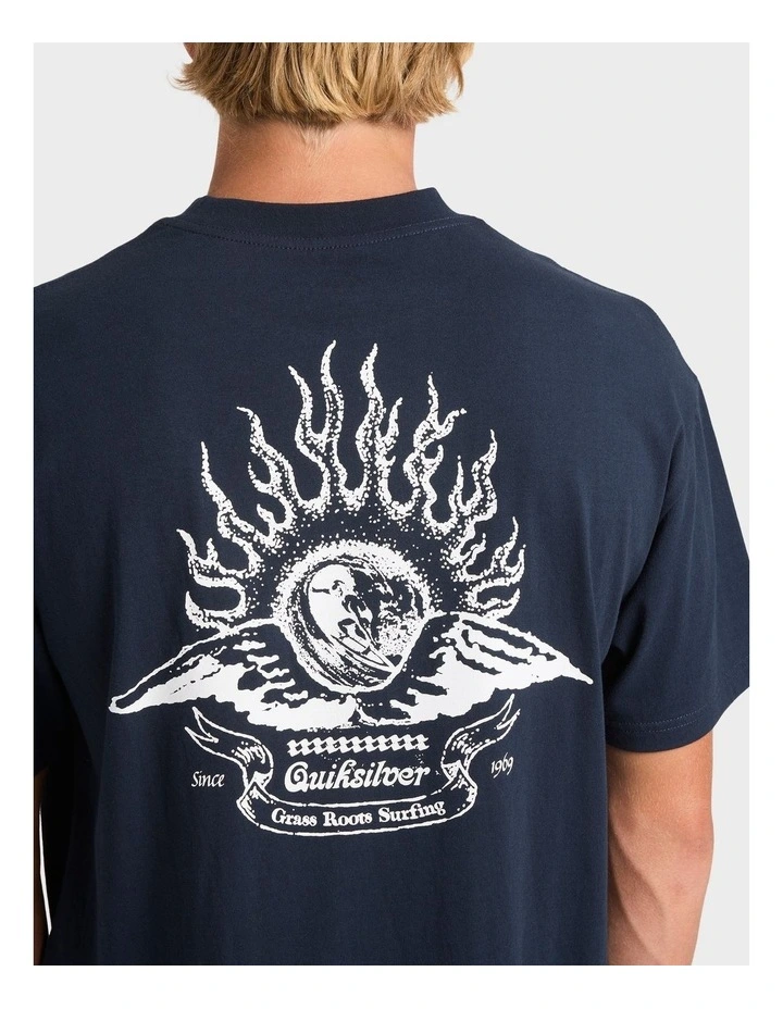 Interconnect T-Shirt in Blue image 4