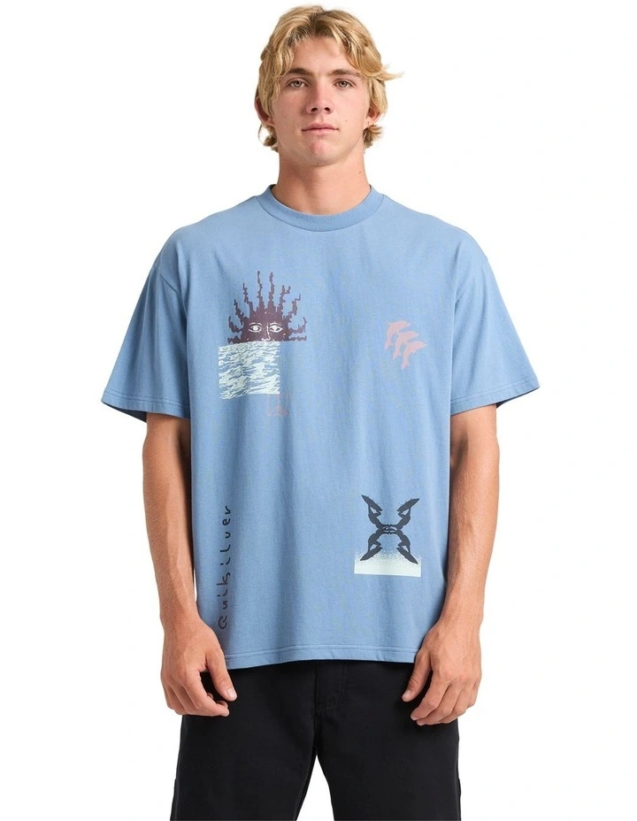 Free Lock T-Shirt in Blue image 1