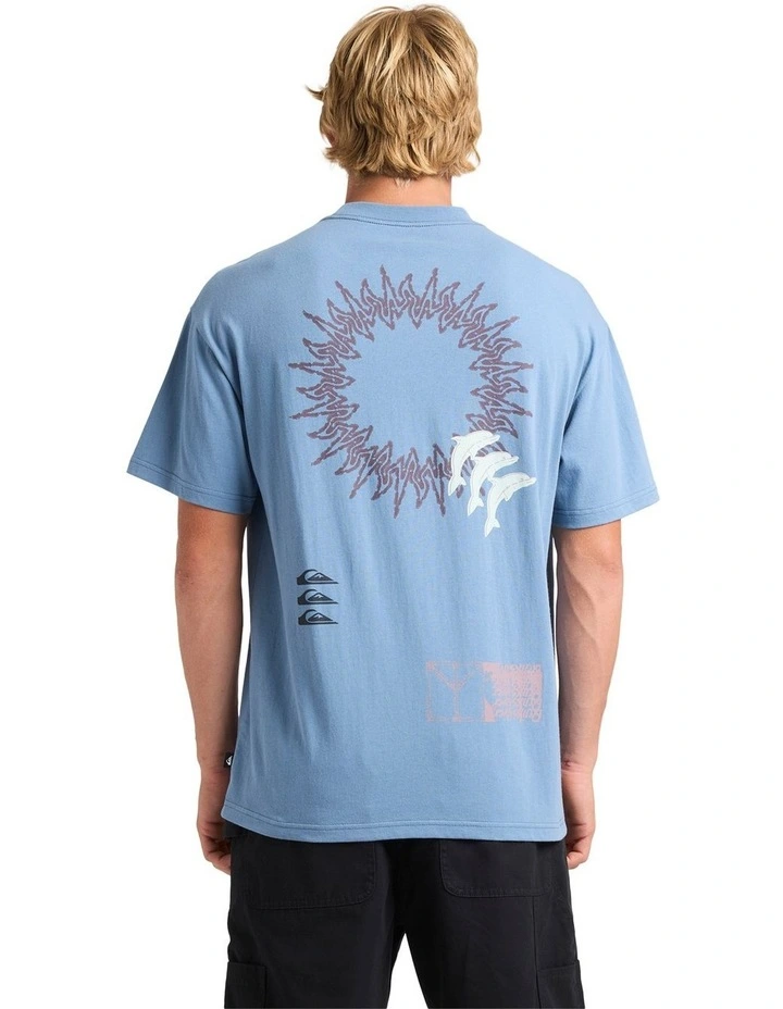Free Lock T-Shirt in Blue image 2