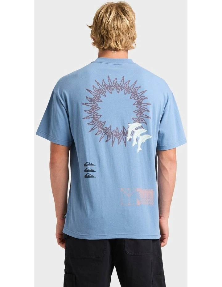Free Lock T-Shirt in Blue image 2