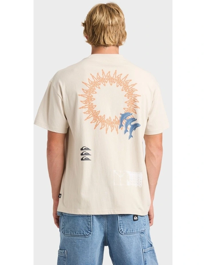 Free Lock T-Shirt in Grey image 2