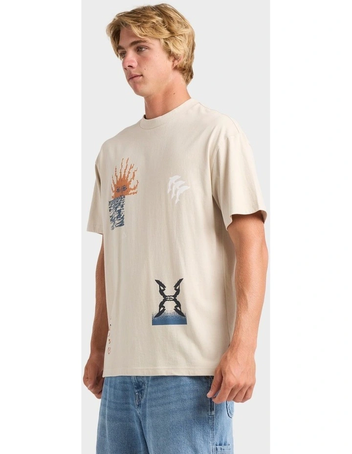 Free Lock T-Shirt in Grey image 3