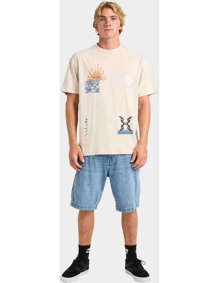 Free Lock T-Shirt in Grey image 5