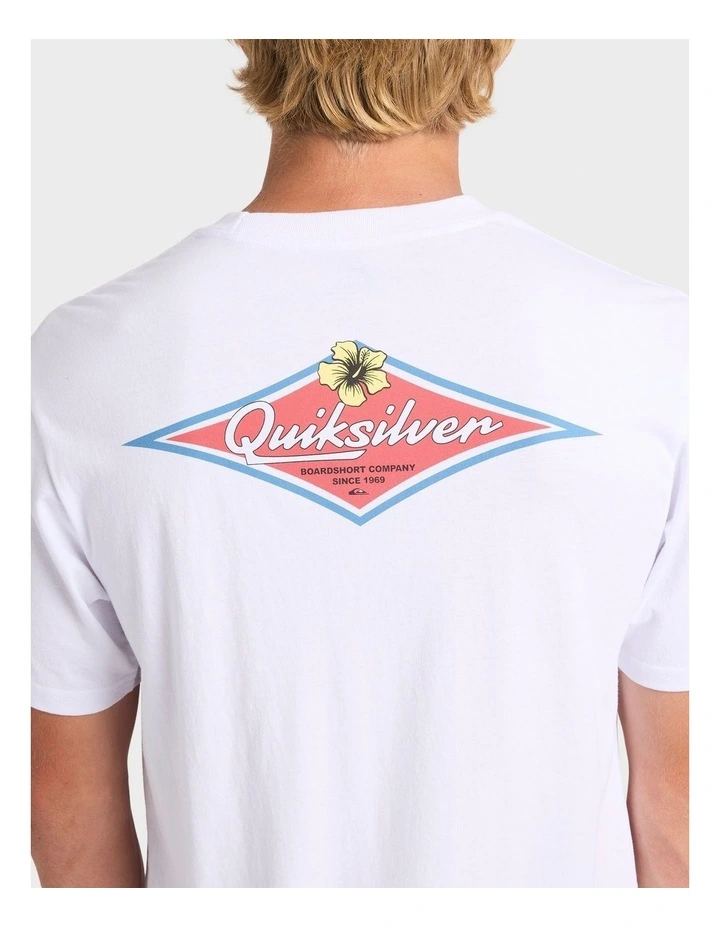 Tropic Pastimes T-Shirt in White image 4