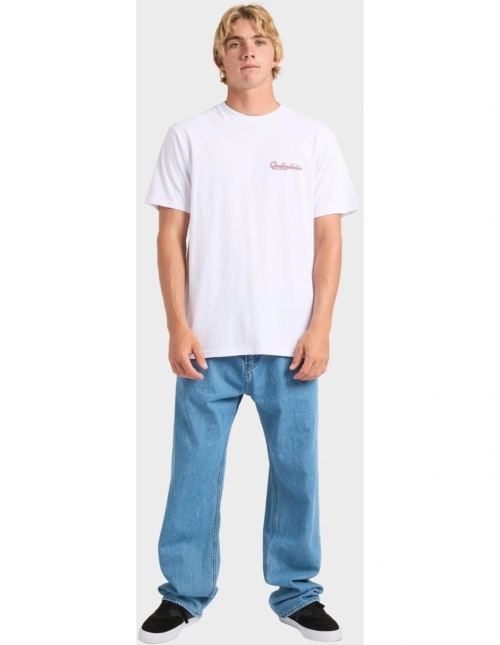 Tropic Pastimes T-Shirt in White image 5