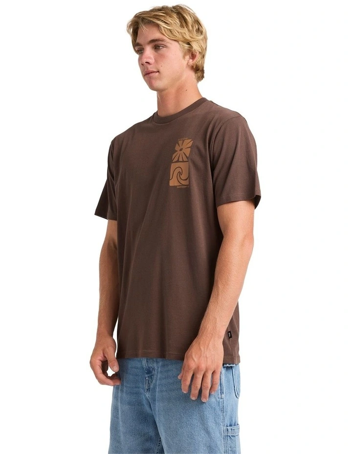 Hazey Days T-Shirt in Brown image 3