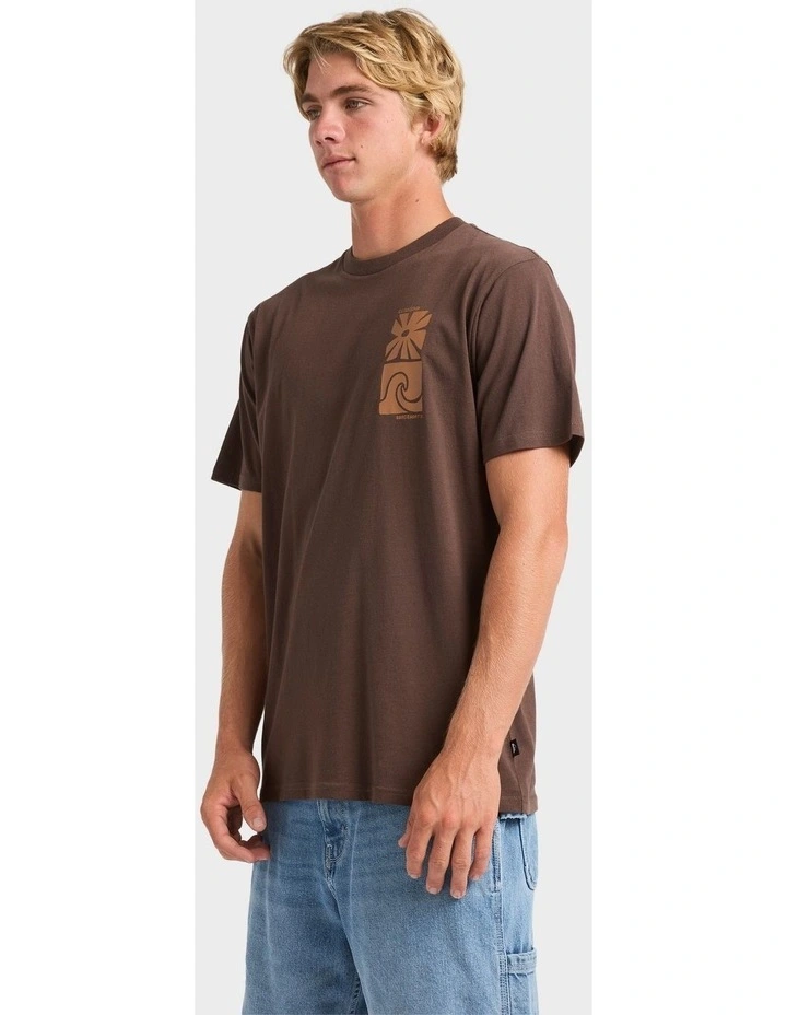 Hazey Days T-Shirt in Brown image 3