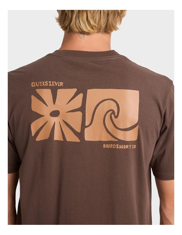 Hazey Days T-Shirt in Brown image 4