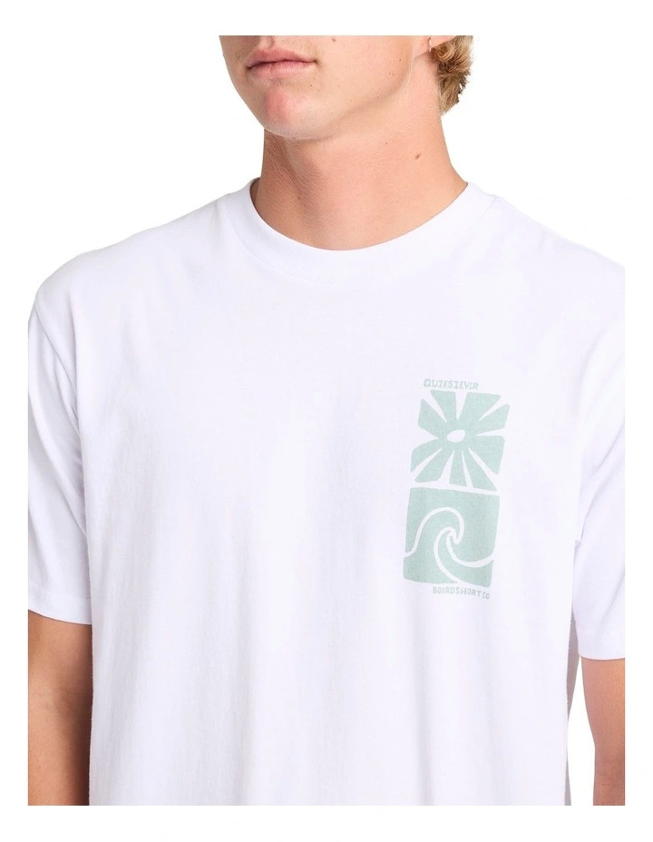 Hazey Days T-Shirt in White image 4