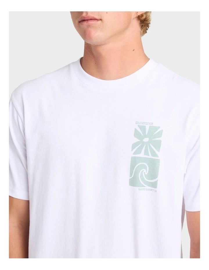 Hazey Days T-Shirt in White image 4