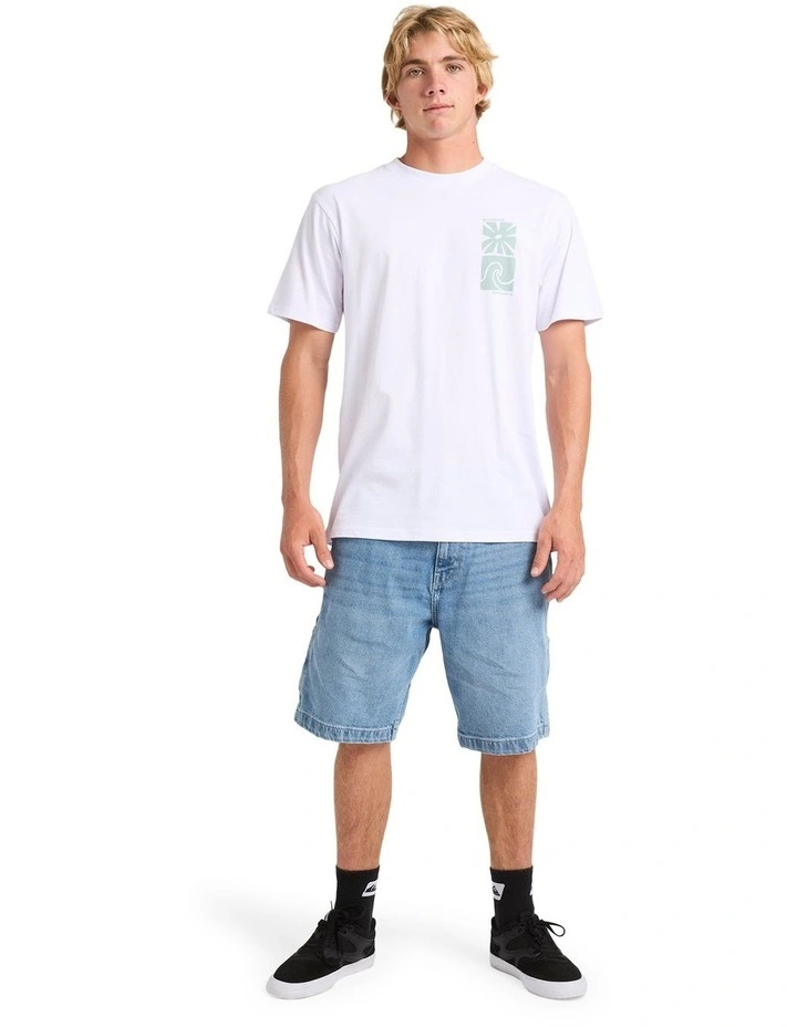 Hazey Days T-Shirt in White image 5