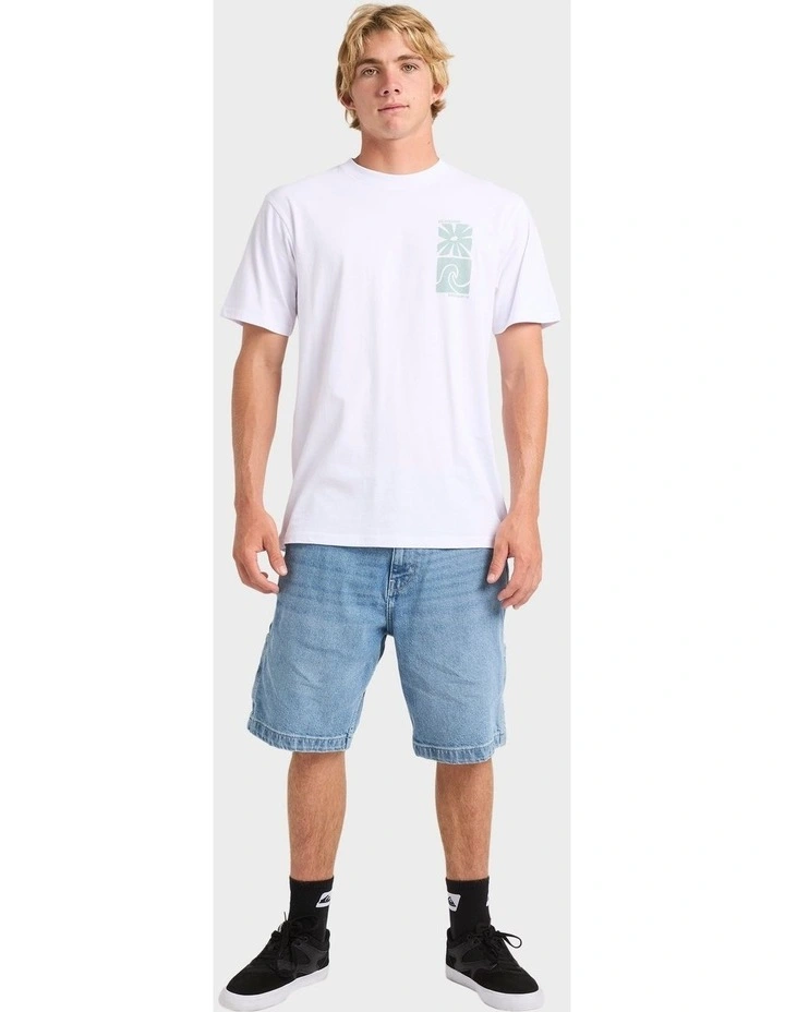 Hazey Days T-Shirt in White image 5