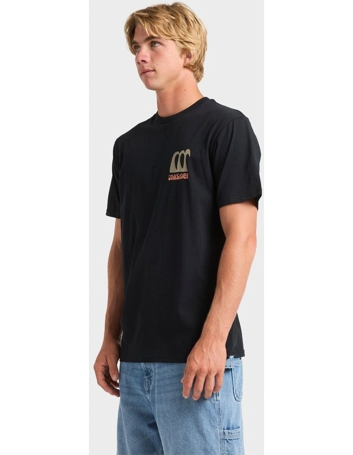 Abstract Chaos T-Shirt in Black image 3