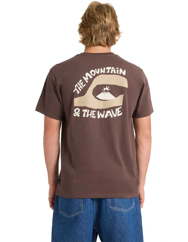 Disconnect All T-Shirt In chocolate brown image 2