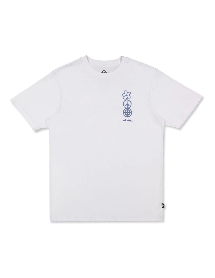 Feel Good Vibe T-shirt in White image 1