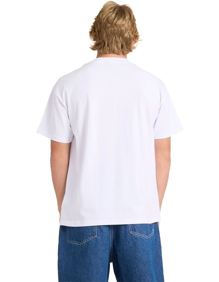 Construct T-Shirt In White image 2