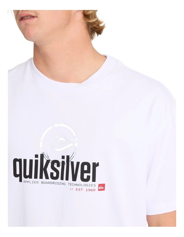 Construct T-Shirt In White image 4