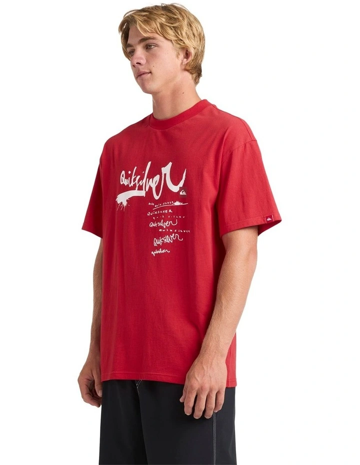 Impaired li T-shirt in Red image 3