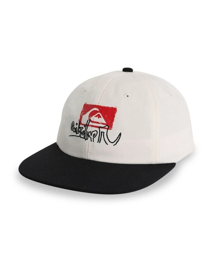 Affected Snapback Cap in White image 3