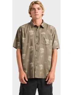 Atoll Short Sleeve Shirt in Green
