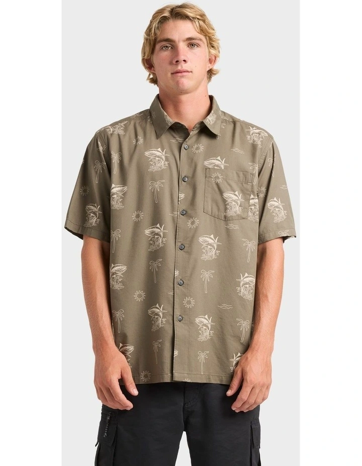 Atoll Short Sleeve Shirt in Green image 1