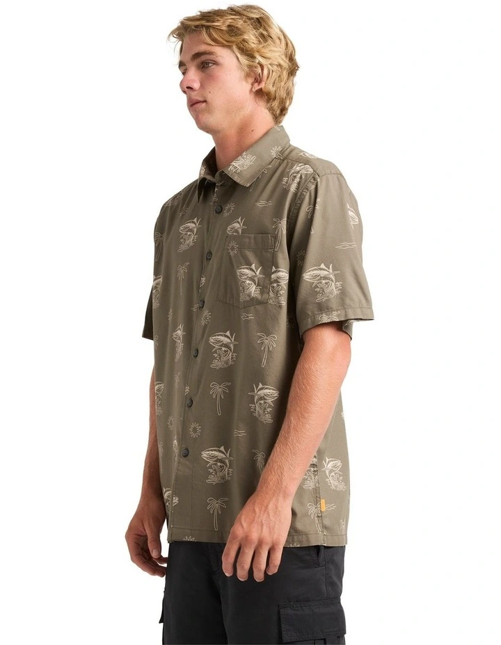 Atoll Short Sleeve Shirt in Green image 3