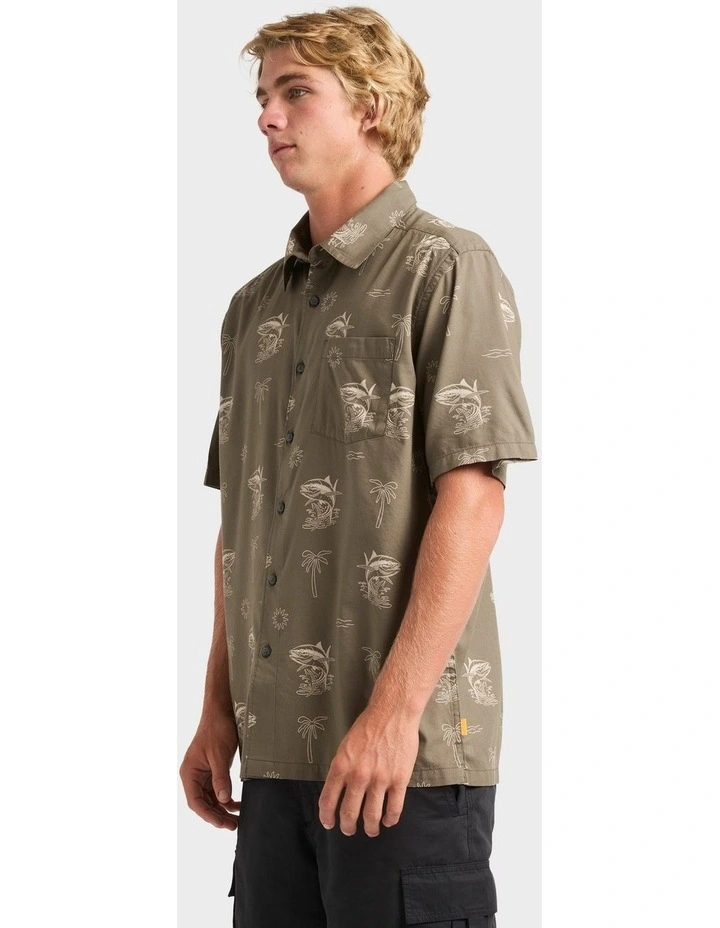 Atoll Short Sleeve Shirt in Green image 3