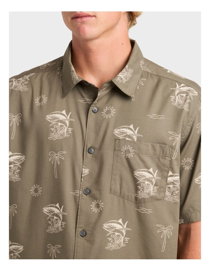 Atoll Short Sleeve Shirt in Green image 4