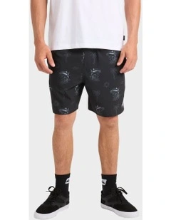 Atoll Volley 18 Swim Shorts in Black