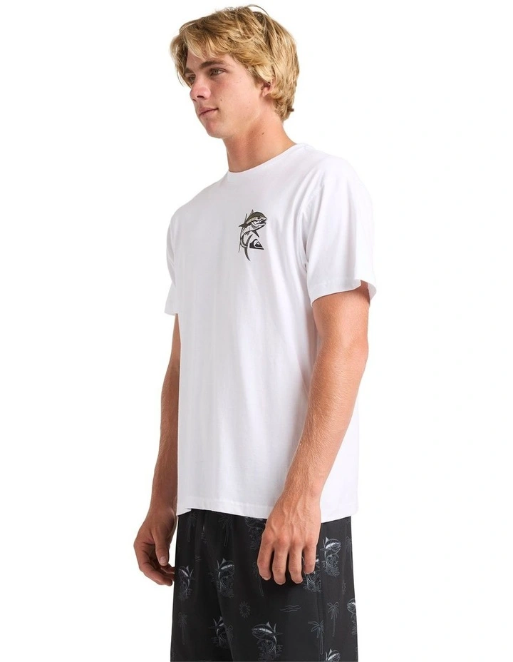 Catch And Release T-Shirt in White image 3