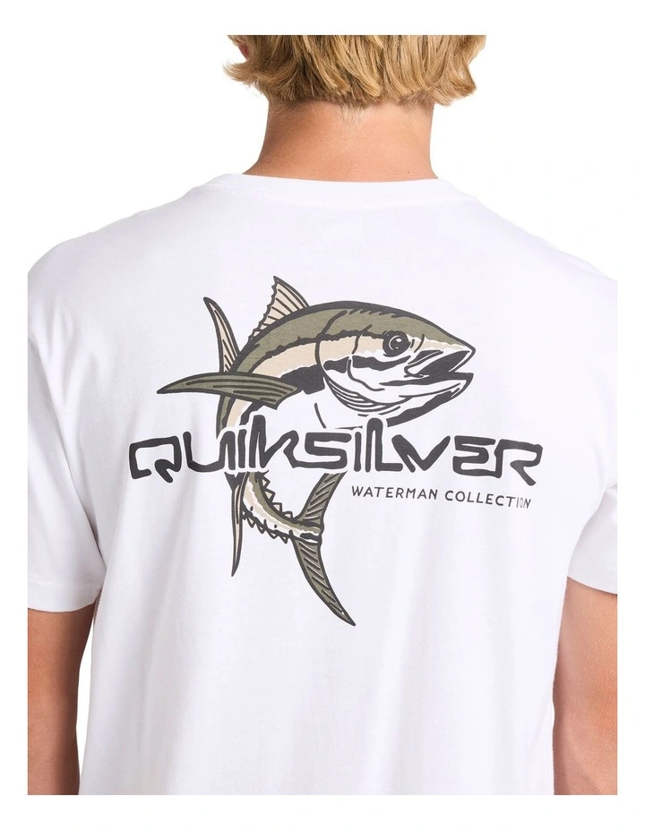 Catch And Release T-Shirt in White image 4