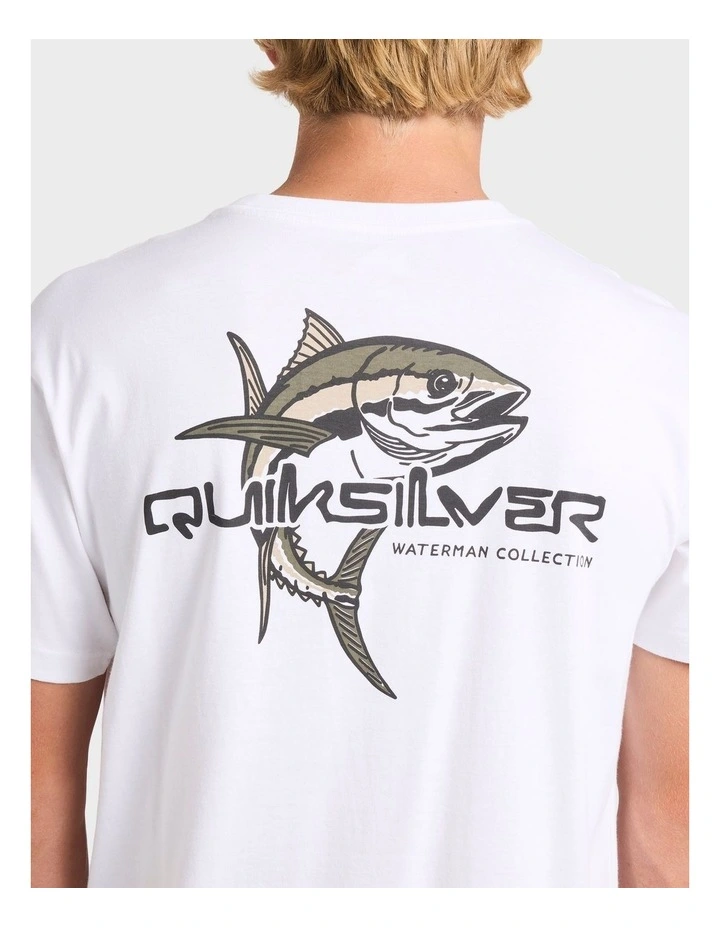 Catch And Release T-Shirt in White image 4