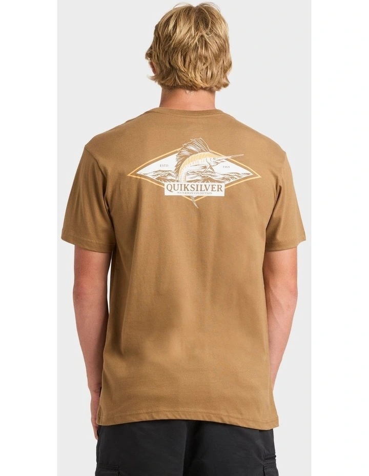 Rough Seas T-Shirt in Brown image 2